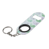 Stomme walvissen sleutelhanger flessenopener (Voorkant Gekanteld)