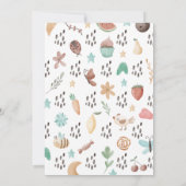 Stomme Waterverf Bunny Gender Neutral Baby shower Kaart (Achterkant)