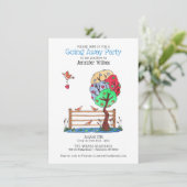 Stomme wegtrekvogels kaart (Staand voorkant)