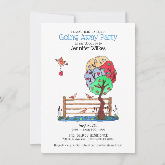 Stomme wegtrekvogels kaart (Voorkant)