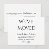 Stomme wij hebben de Nieuwe Aankondiging van het A Briefkaart (Voorkant / Achterkant)