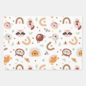 Stomme wilde dieren inpakpapier vel (Voorkant 2)