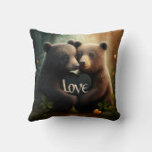 Stomme wilde dieren met kronen kussen (Achterkant)