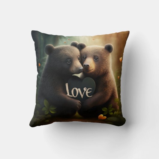 Stomme wilde dieren met kronen kussen (Achterkant)