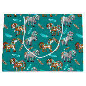 Stomme wilde paarden unisex groot cadeauzakje (Voorkant)