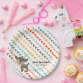 Stomme wildernis papieren bordje (Feest)