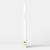 Stomme witte groene kikker onder een rode ventilat Case-Mate iPhone case (Achterkant / Rechts)