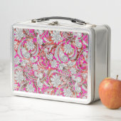 Stomme witte roze paisleypatronen (In situ)