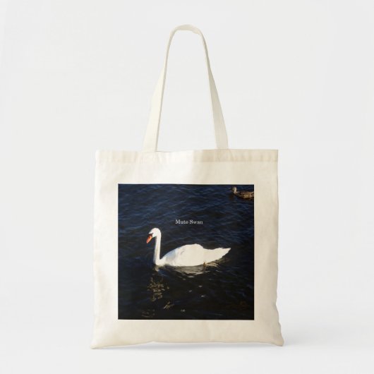 Stomme zak Swan Tote Bag (Voorkant)