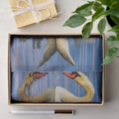 Stomme zwaan, cygnus olor tissuepapier (Geschenk)