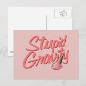 Stomme zwaartekracht briefkaart (Voorkant / Achterkant)