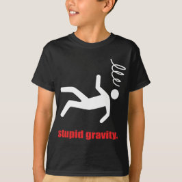Stomme zwaartekracht - Funny Stuntman Dareduivel T-shirt