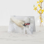 Stomme zwoekkaart kaart (Gele Bloem)