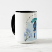 Stommel niet over iets achter je aan mok (Voorkant links)