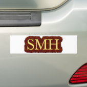 Stommel voor de verkoop! bumpersticker (Op auto)