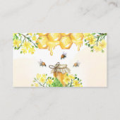 Stommelbijen honingluiper-rolkaartje informatiekaartje (Achterkant)