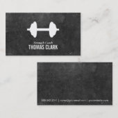 stommelinge | Personal Trainer (leisteen) Visitekaartje (Voorkant / Achterkant)