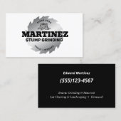 Stommelvormig | Boomservice en -verwijdering Visitekaartje (Voorkant / Achterkant)