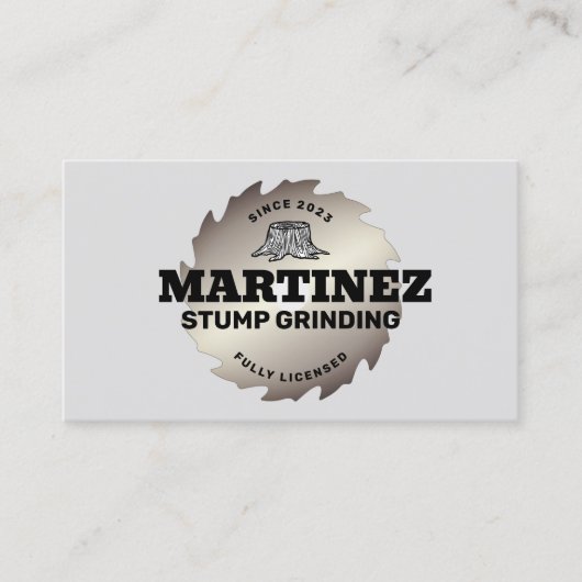 Stommelvormig | Boomservice en -verwijdering Visitekaartje (Voorkant)
