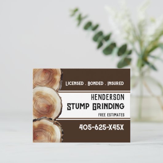 Stommelvormig Briefkaart (Staand voorkant)