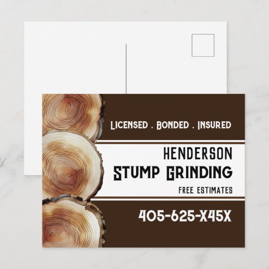 Stommelvormig Briefkaart (Voorkant / Achterkant)