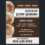 Stommelvormig Flyer<br><div class="desc">Stump Grinding Business Flyer De achtergrond van het Ontwerp van de Stump Waterverf. Vette lettertypen. Verander gewoon de tekst om aan uw behoeften te voldoen.</div>