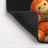 Stomp aap cute baby grappig dier  muismat (Hoek)