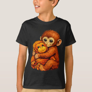 Stomp aap cute baby grappig dier t-shirt