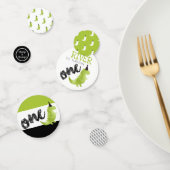 Stomp and Chomp Dinosaur First Birthday Green Dino Confetti (Groep)