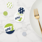 Stomp and Chomp Dinosaur First Birthday Green Dino Confetti (Groep)