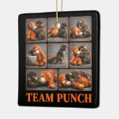 Stomp Baby Aapje Keramisch Ornament (Links)