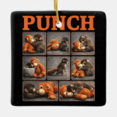 Stomp Baby Aapje Keramisch Ornament (Voorkant)