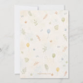 Stomp Chomp And Chew Dinosaur Invitation Editable Kaart (Achterkant)