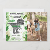 STOMP CHOMP EN BRULLEN! De dinosaurusfoto Kaart (Voorkant)