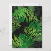 Stomp, chomp en Roar Dinosaur Birthday Kaart (Achterkant)