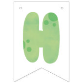 Stomp, Chomp en twee Waterverf Dinosaurus Verjaard Vlaggetjes (Tweede vlag)