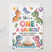 Stomp Chomp Roar dinosaurus op een dag van zijn ve Kaart (Voorkant)