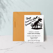 Stomp Chomp Roar Schreeuw Dino Halloween Verjaarda Kaart