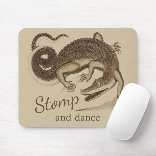 Stomp en dans CC0895 Wilde krokodil Muismat (Met muis)