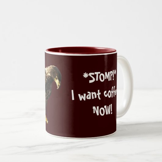 "*STOMP!*I wil koffie! NU!" Mokken (Voorkant rechts)