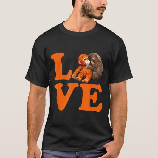 Stomp leuk aapje  t-shirt (Voorkant)
