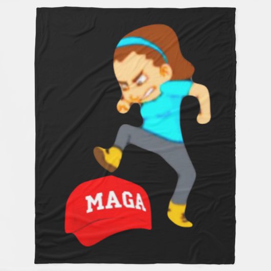 Stomp MAGA Fleece Blanket (Voorkant)