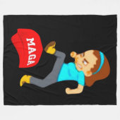 Stomp MAGA Fleece Blanket (Voorkant (Horizontaal))