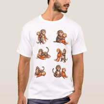 Stomp Op De Baby Aap Ontwerp