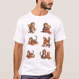 Stomp Op De Baby Aap Ontwerp T-shirt