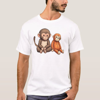 Stomp Op De Baby Aap Ontwerp T-shirt