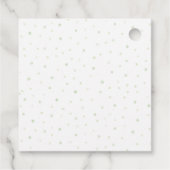 Stomp op Over, Schattigee Olifant kinderen verjaar Bedankjes Labels (Achterkant)