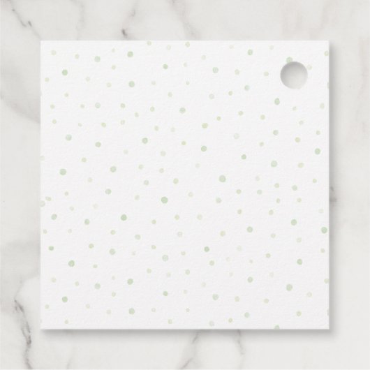 Stomp op Over, Schattigee Olifant kinderen verjaar Bedankjes Labels (Achterkant)