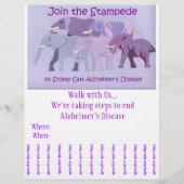 Stomp Out Alzheimer's Flyer (Voorkant)