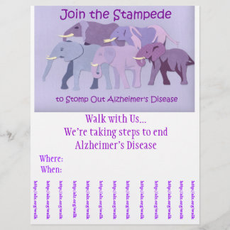 Stomp Out Alzheimer's Flyer